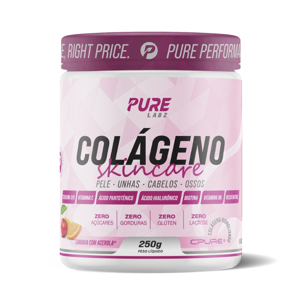 Colágeno Skincare Sabor Laranja com Acerola