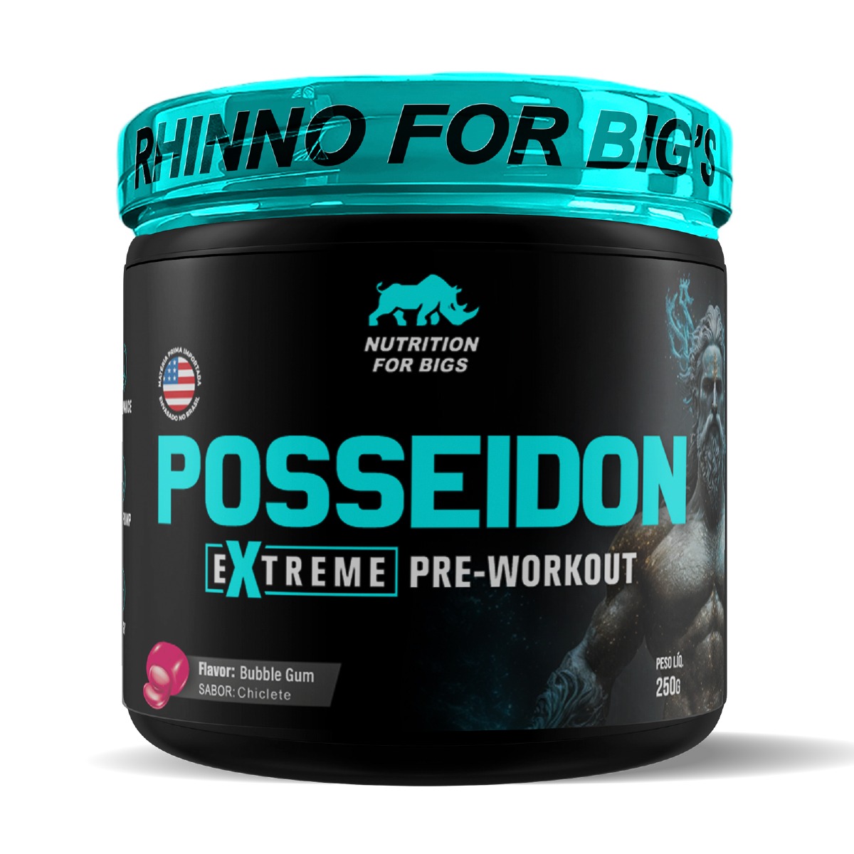 Pré-Treino Posseidon 250g Nutrition For Bigs - Sabor / Variação 9