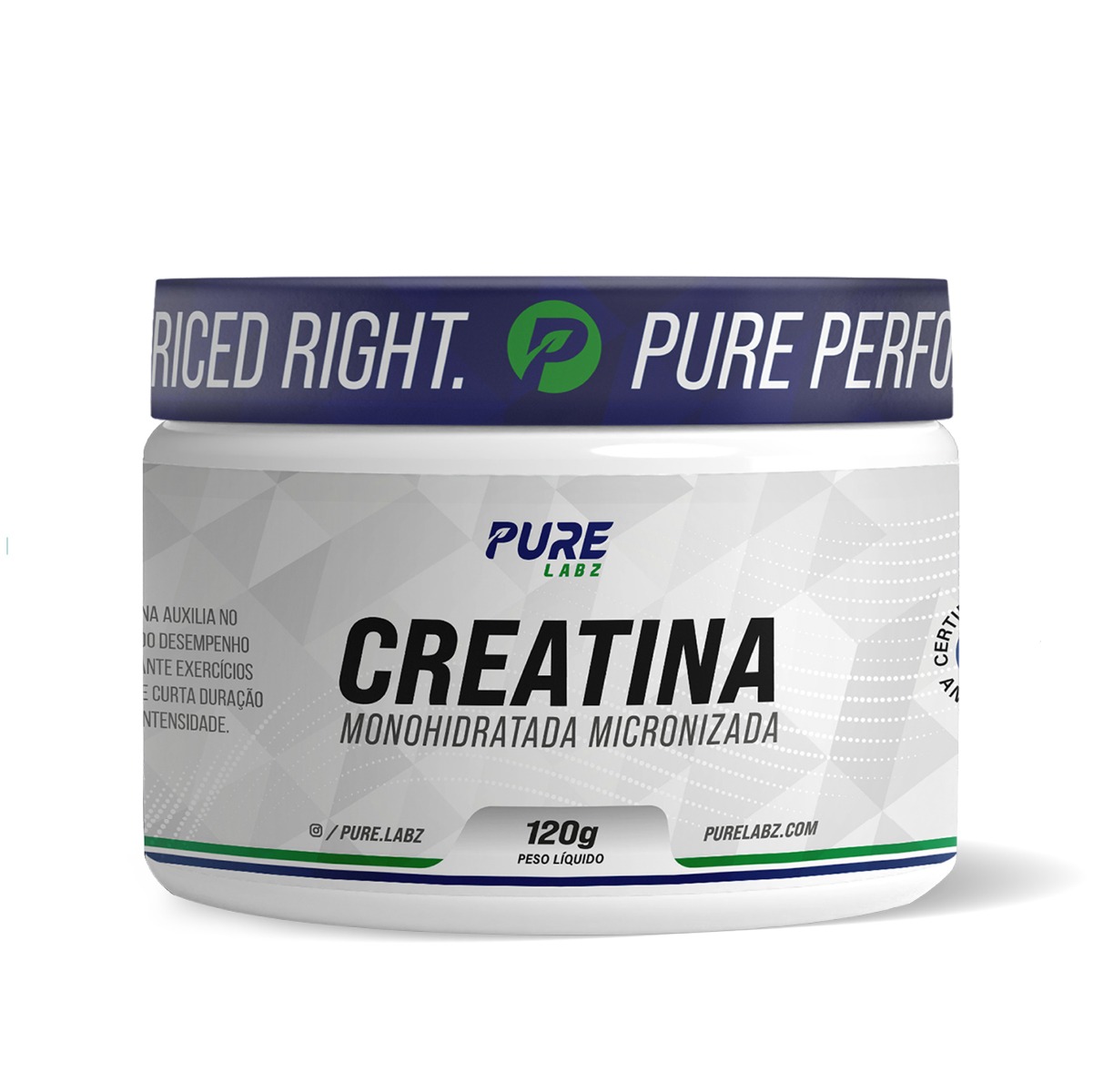 Creatina Monohidratada Pura 120g - Pure Athletic - Sabor / Variação 9