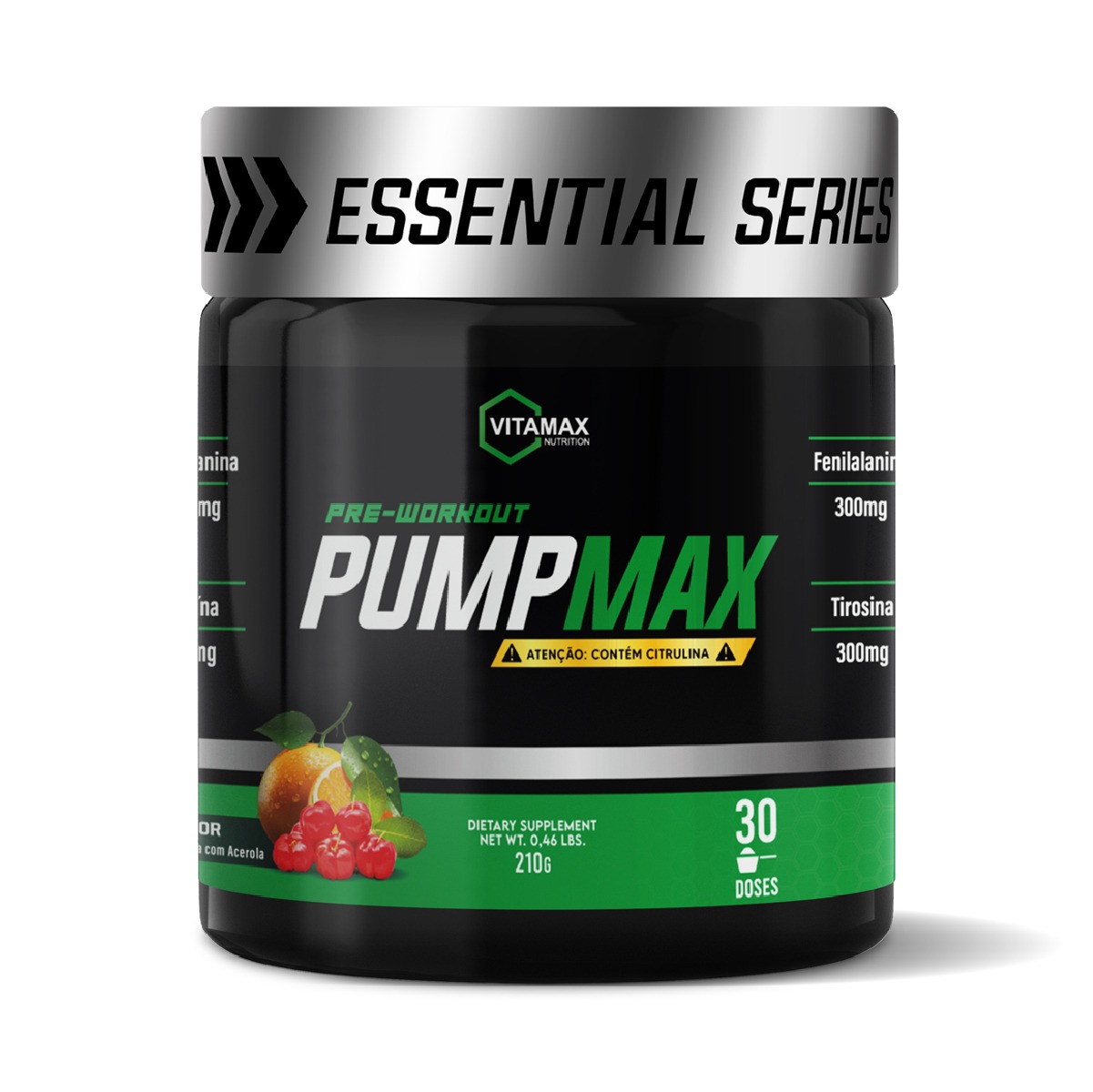 Pré Treino Pump Max - Vitamax Embalagem Principal