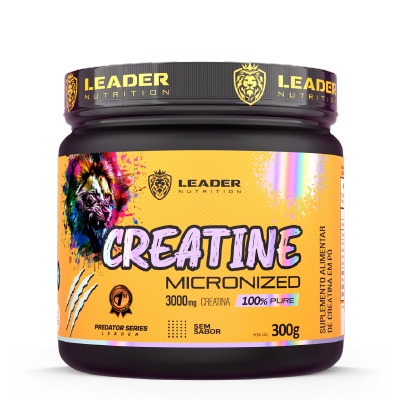 Creatina Micronizada 300g - Leader Nutrition Embalagem Principal