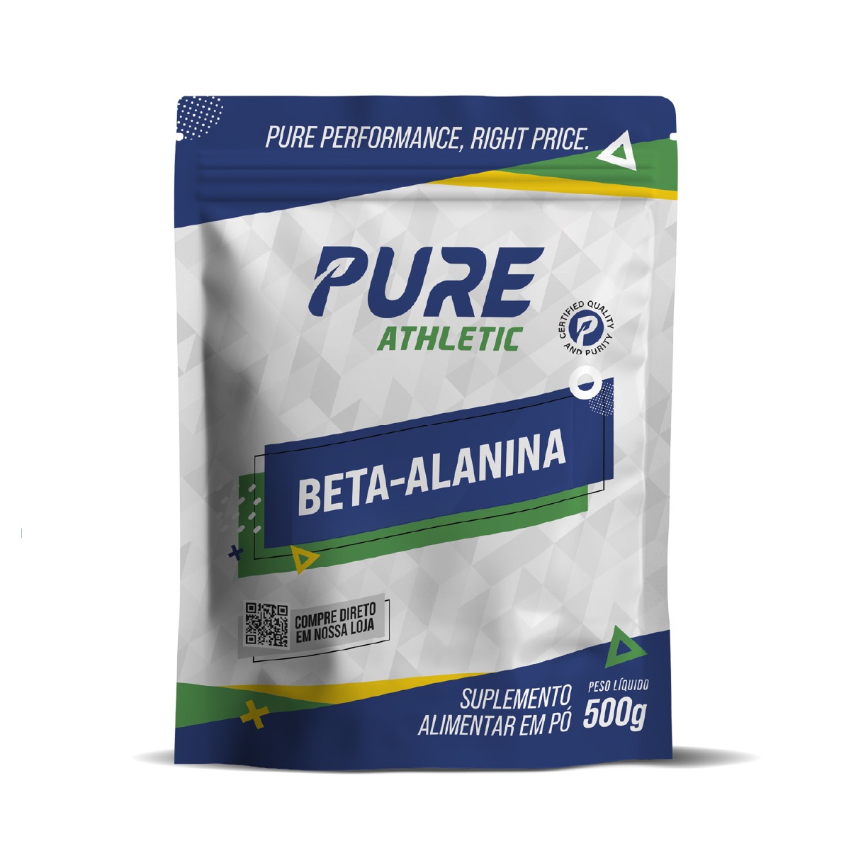 Beta alanina 500g - Pure Atlhetic Embalagem Principal