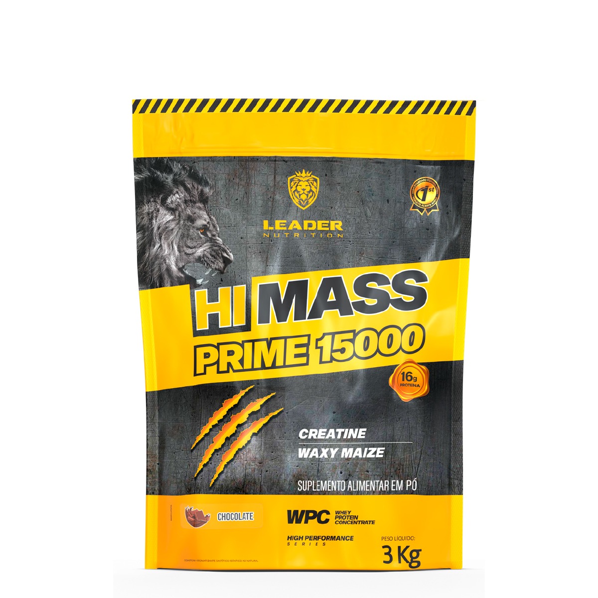 Hi Mass Prime 15000 3Kg Leader Nutrition Embalagem Principal
