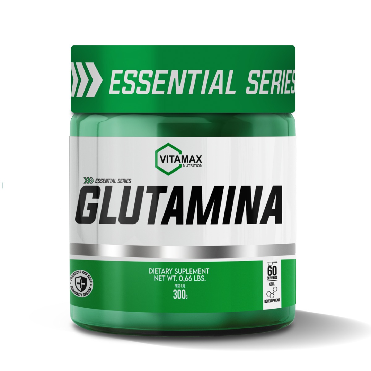 Glutamina 200g - Vitamax Embalagem Principal