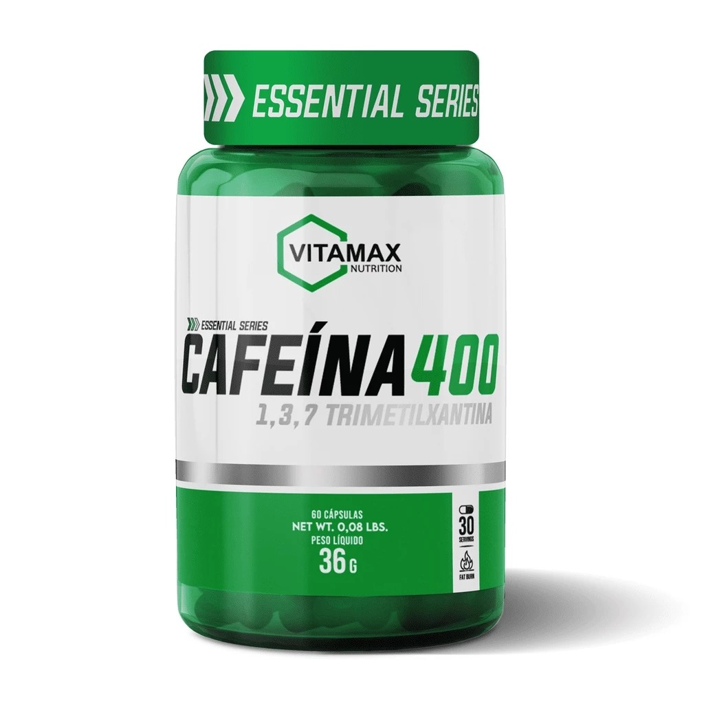 Cafeína 400mg - Vitamax Embalagem Principal