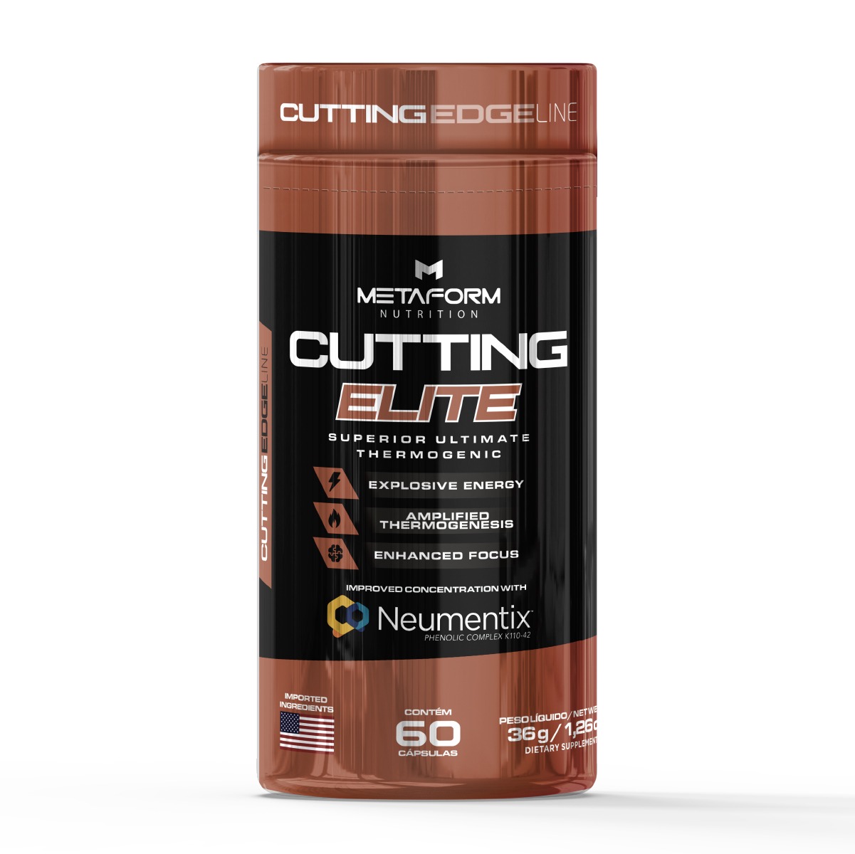 Termogenico Cutting Elite - Metaform Embalagem Principal