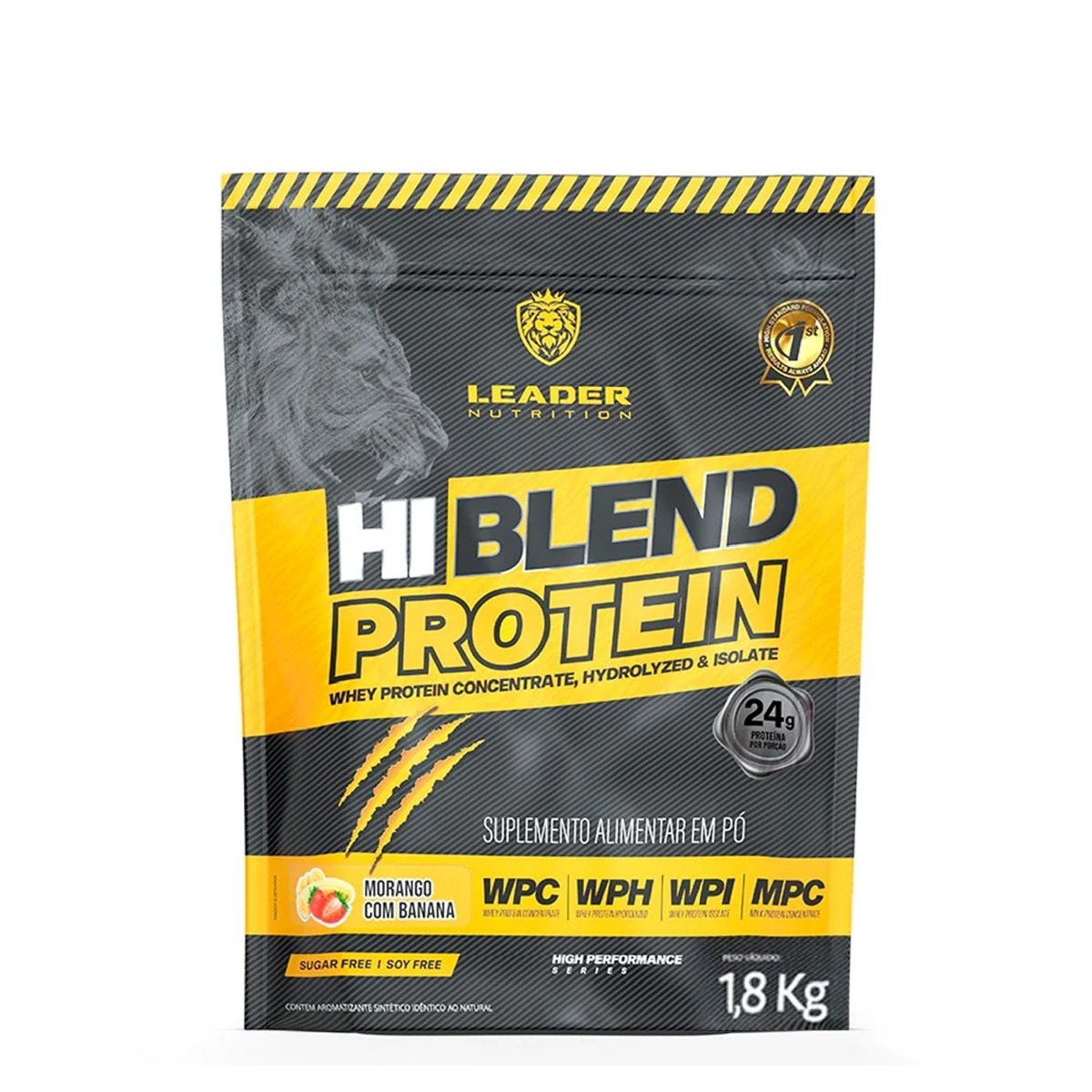 Hi Blend Protein Concentrado 1,8Kg Leader Nutrition Embalagem Principal