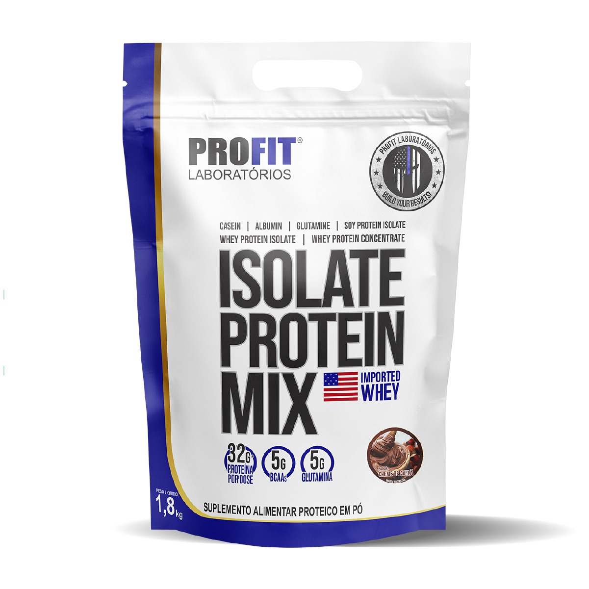 Isolate Protein Mix 1,8Kg - Profit Laboratórios Embalagem Principal