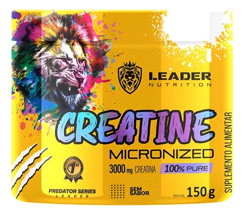 Creatine Micronized 100% Pure 150g - Leader Nutrition Embalagem Principal