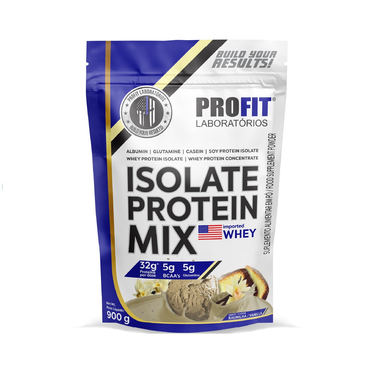 Isolate Protein Mix 900g - Profit Laboratórios Embalagem Principal
