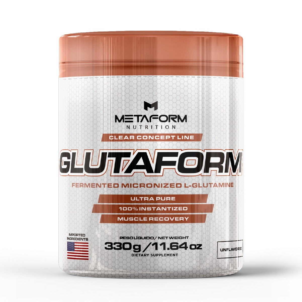 Glutaform 330g - Metaform Embalagem Principal
