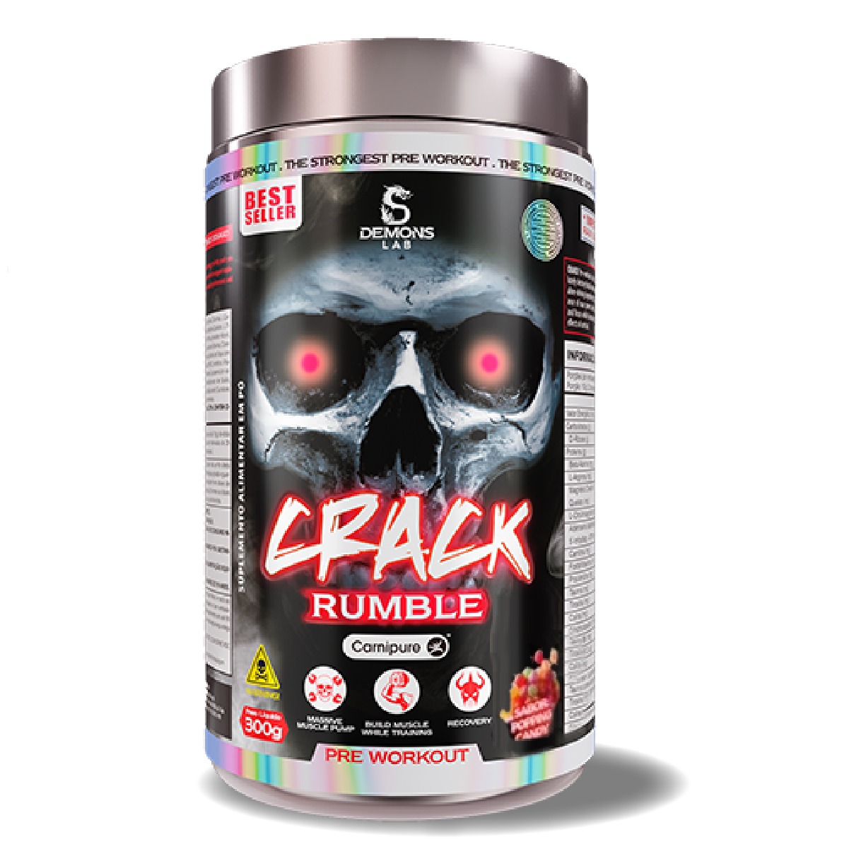 Crack 300g - Demons Lab Embalagem Principal