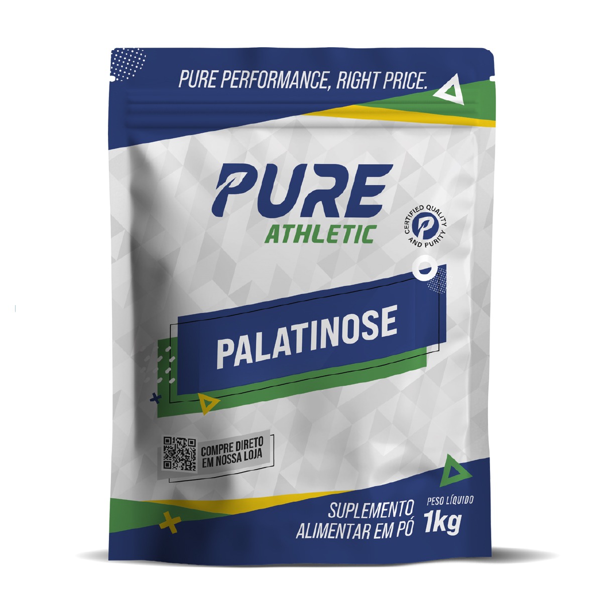 Palatinose 1Kg - Pure Atletic Embalagem Principal